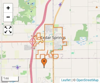 Area schools map